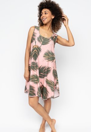 LEA  LEAF PRINTED  SWING - Nachtjapon - pink