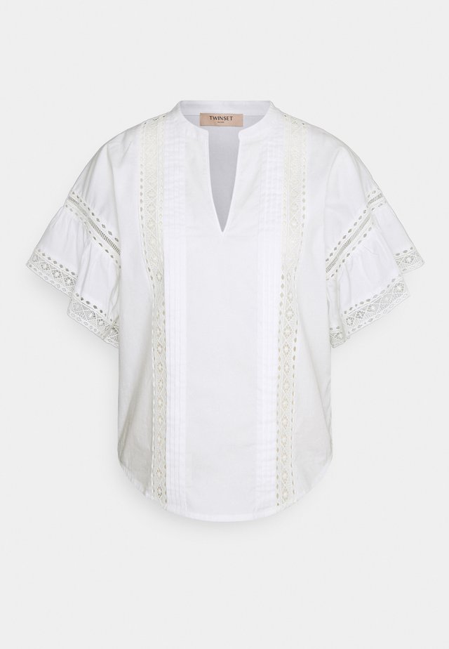 BLUSA DETTAGLI - Print T-shirt - bianco ottico