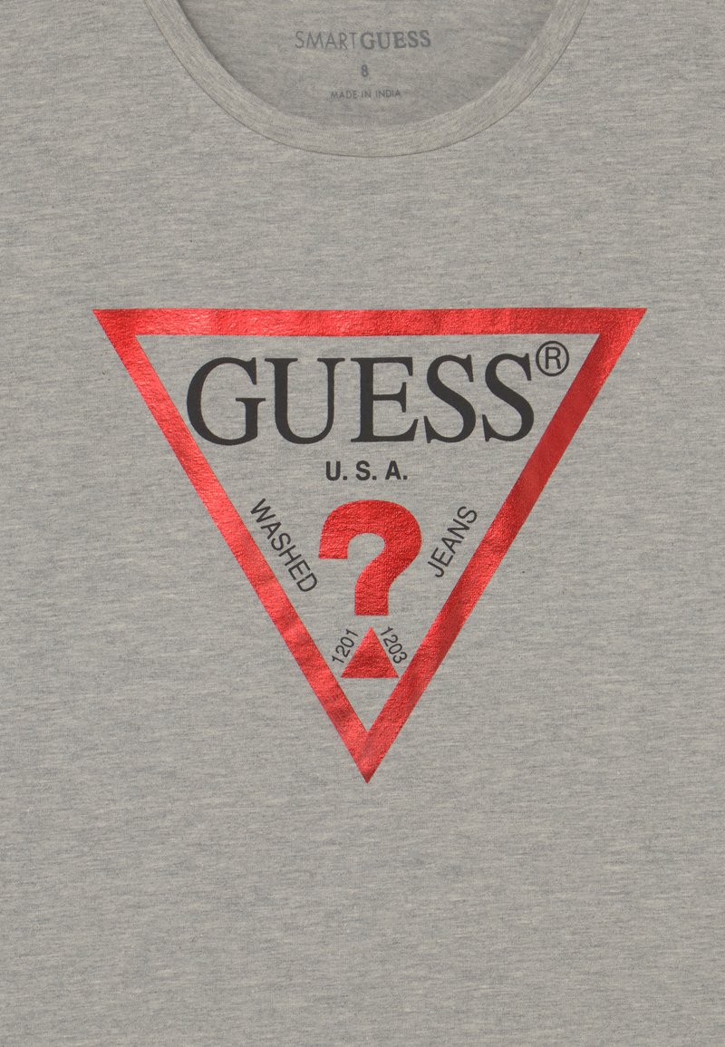 Kinder Shirts & Tops | Guess CORE JUNIOR CROPPED T-Shirt print light heather grey/grau - XK68089 Kinder Shirts & Tops | Guess CORE JUNIOR CROPPED T-Shirt print light heather grey/grau - XK68089