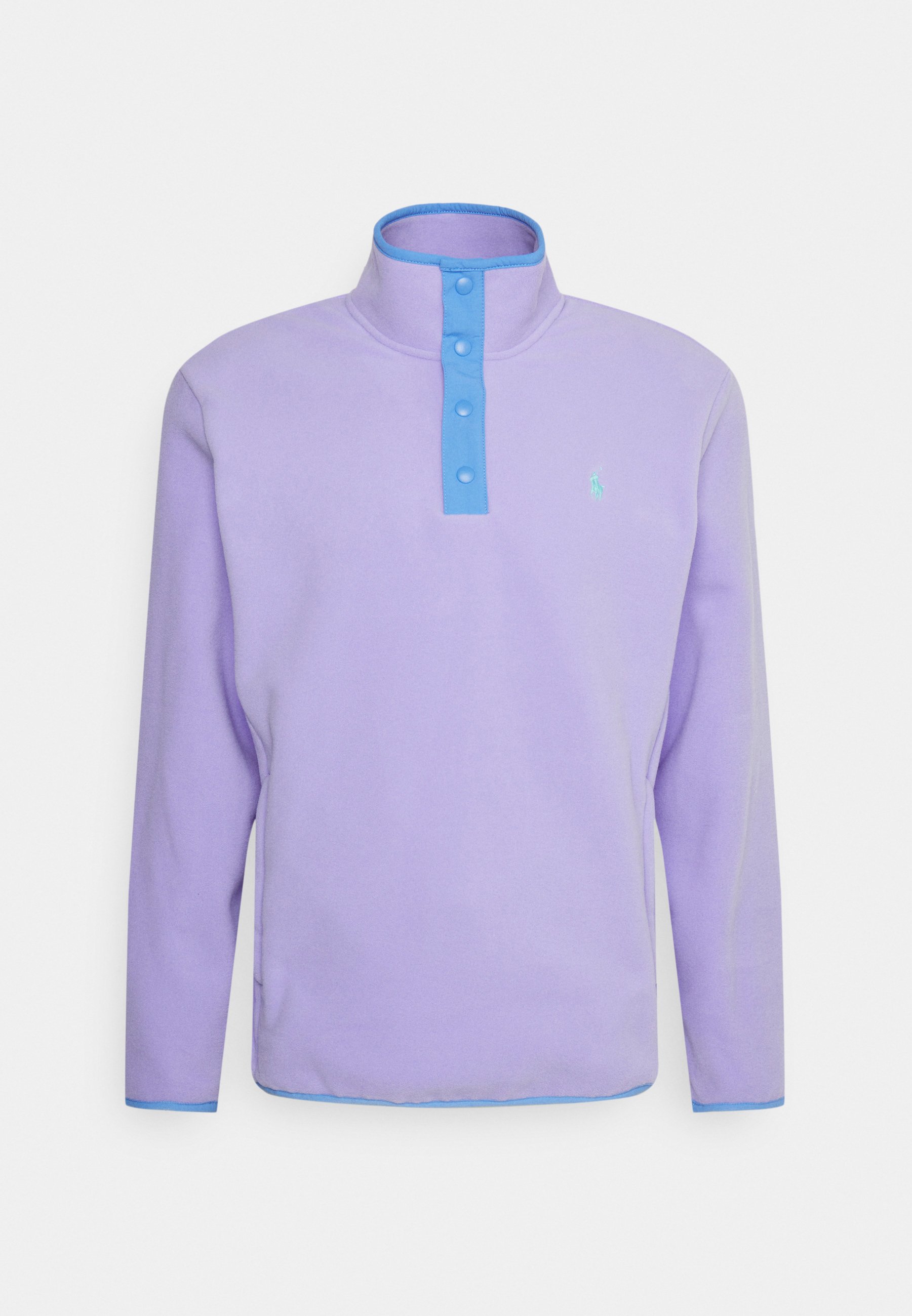ralph lauren fleece mockneck pullover