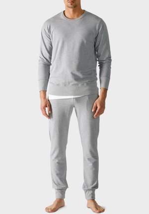 Pyjama top - light grey melange