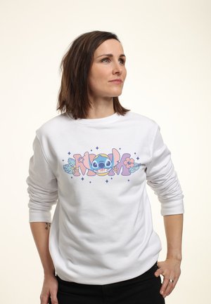 LILO & MOM FLOWERS - Sweatshirt - white
