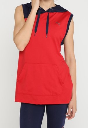 T-shirt med print - red