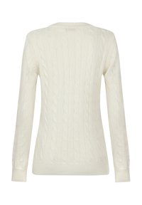Felix Hardy CABLE V-NECK - Maglione - off white