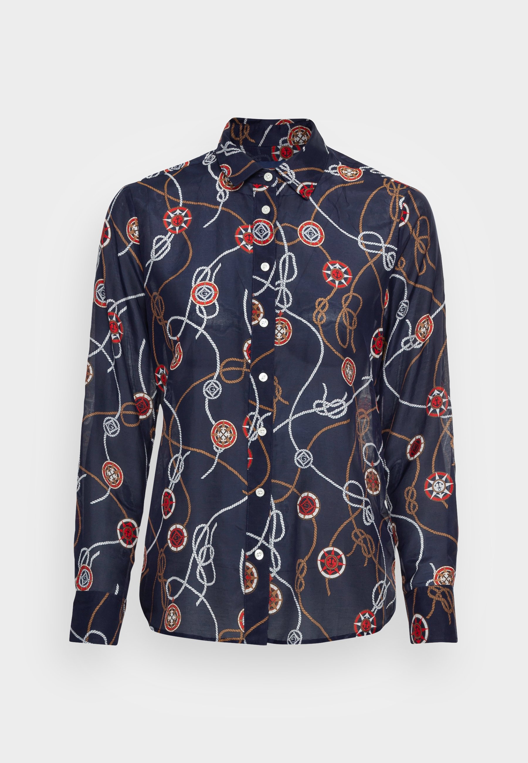 GANT SAILING PRINT SHIRT - Užsagstoma 