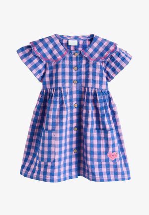 Next, REGULAR FIT - COLLAR - Skjortekjole - purple/blue