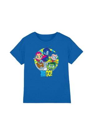 Warner Brothers, TEEN TITANS GO/GO GO GROUP UNISEX - Print T-shirt - royal blue