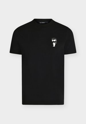 KARL LAGERFELD, CREWNECK - T-shirts - black