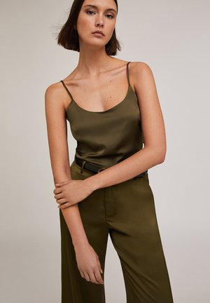 IN RASO - Undershirt - verde militare