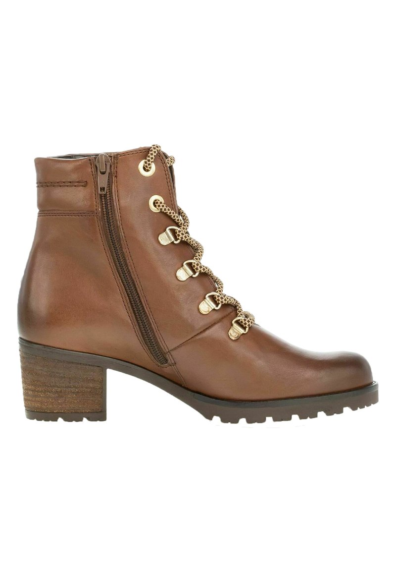 Damen Ankle Boots | Gabor Comfort Schnürstiefelette caram/efflau/gold/braun - YW33721 Damen Ankle Boots | Gabor Comfort Schnürstiefelette caram/efflau/gold/braun - YW33721