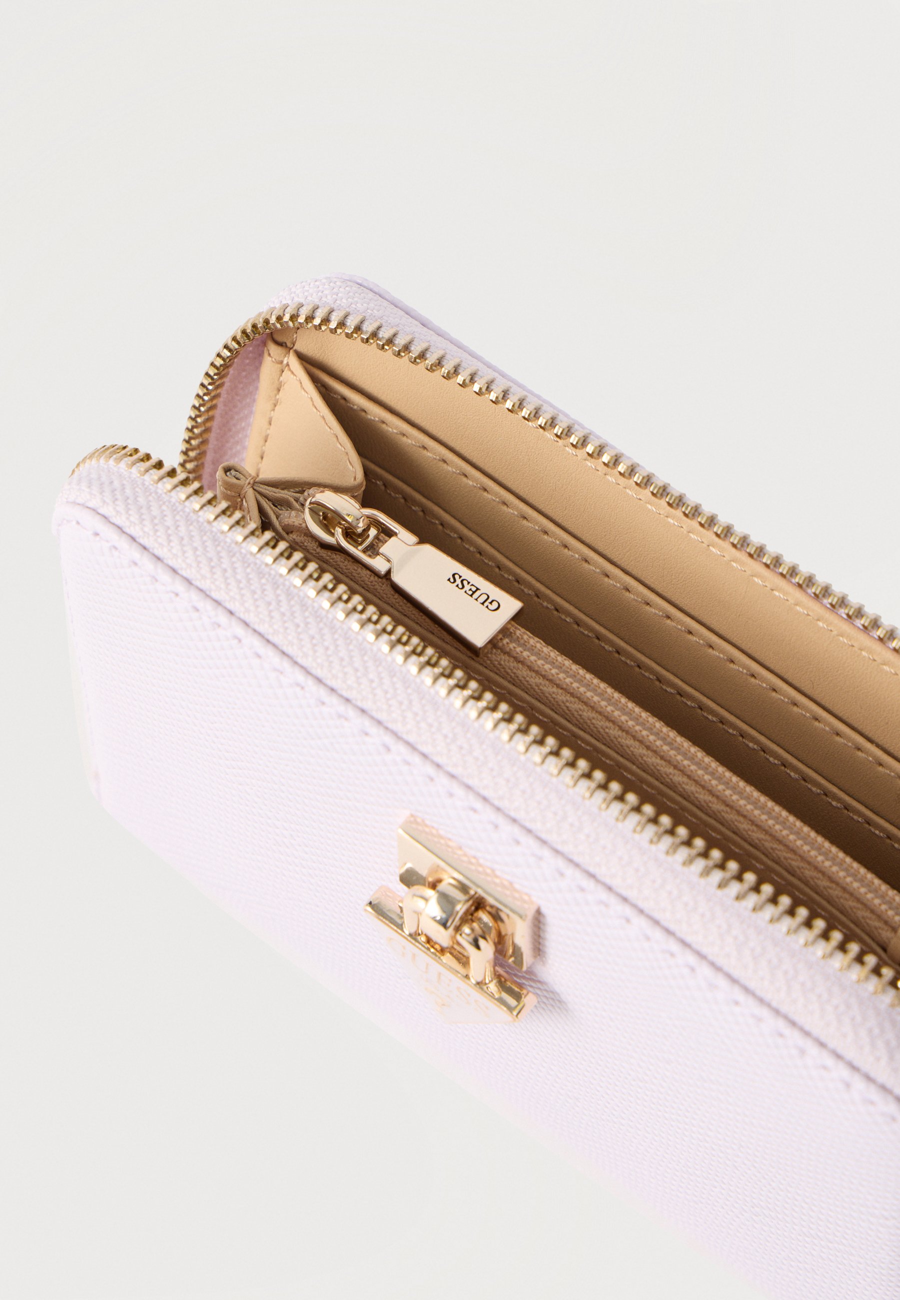 MICHAEL Michael Kors JET SETS CARD CASE - Wallet - silver-coloured