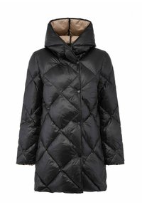 OCHNIK Kabát z prachového peří - black