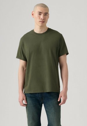 Levi's®, NG ESSENTIAL TEE MINERAL BLACK - Basic T-shirt - vintage khaki - greens -