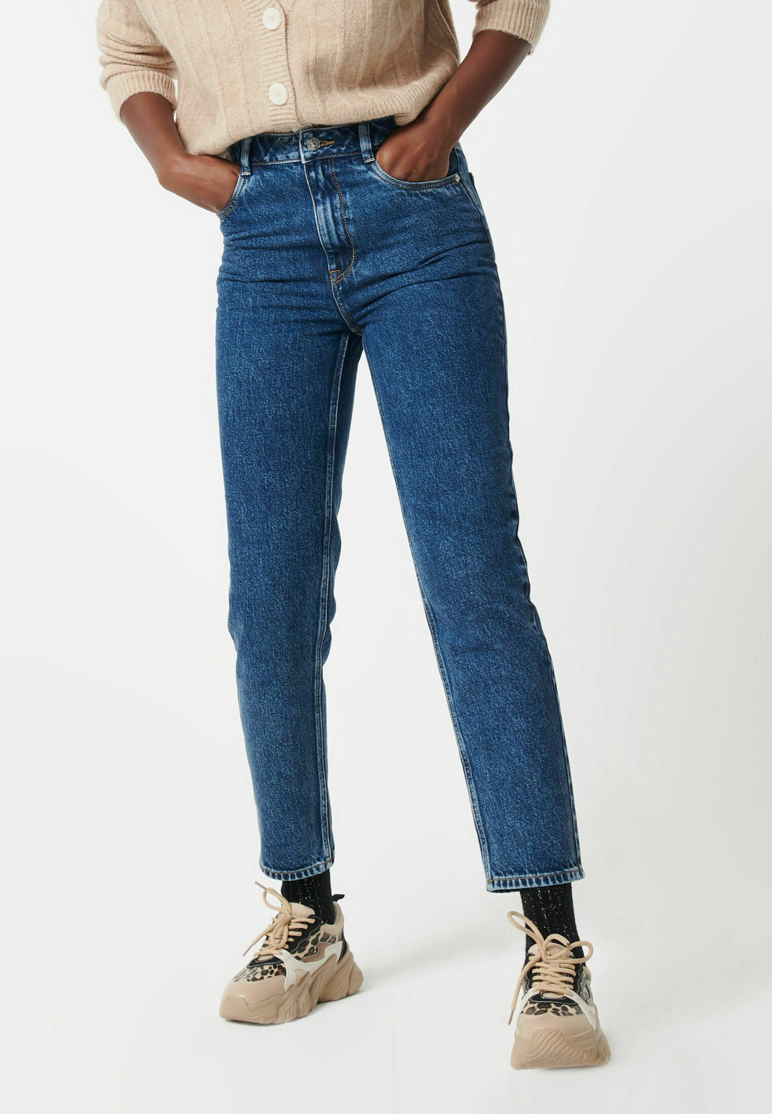 Pimkie MIT BUND - Jeans a sigaretta - denimblau/blu - Zalando.it