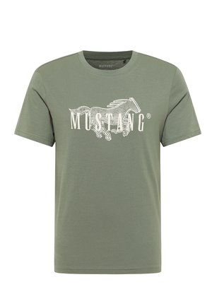 Mustang STYLE AUSTIN - T-shirt print - grün