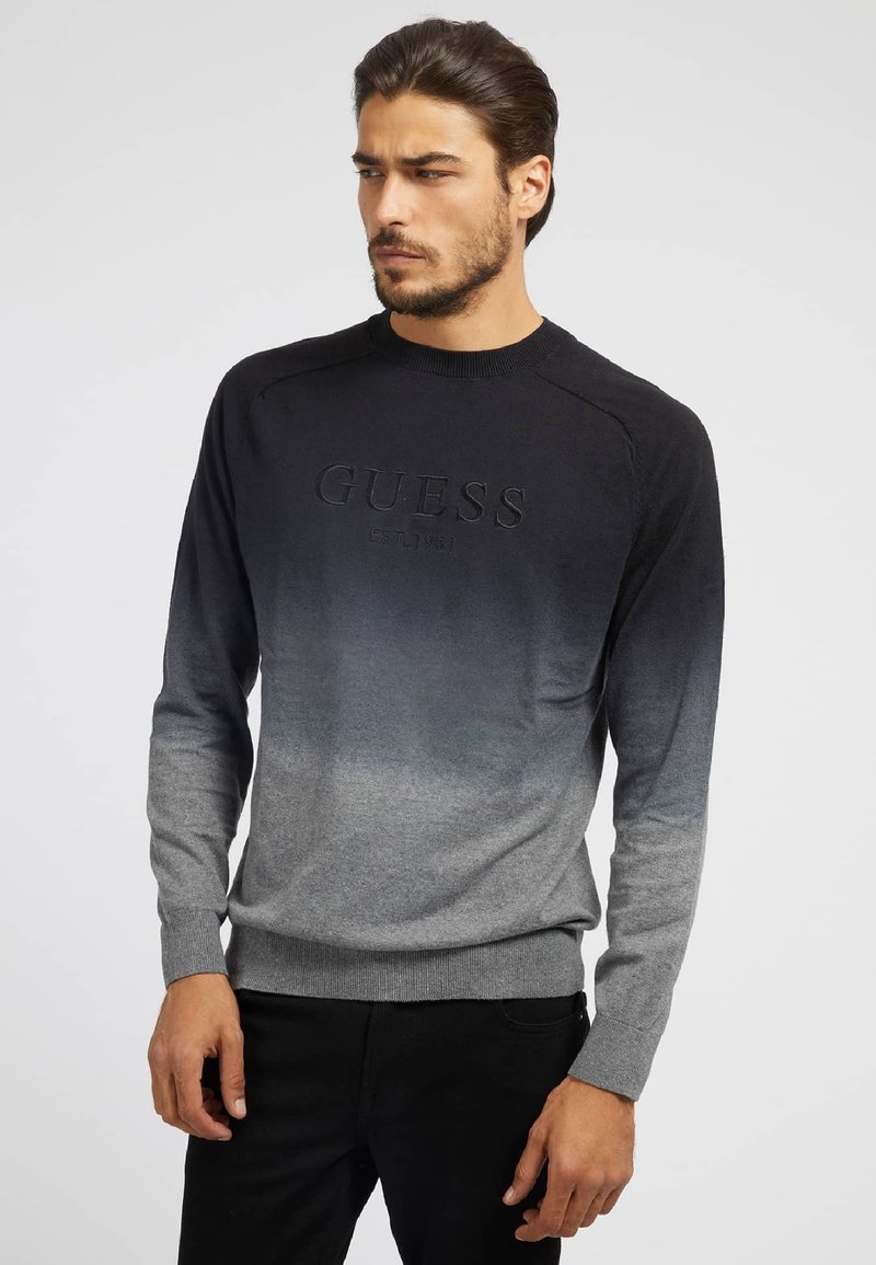 Guess FARBVERLAUF Sweatshirt grau/grey Zalando.de