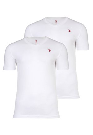 U.S. Polo Assn., 2 PACK - Basic T-shirt - weiss