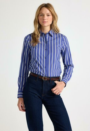 Lindex, LINDEX SLIM FIT SHIRT LINDEX - Skjortebluser - blue