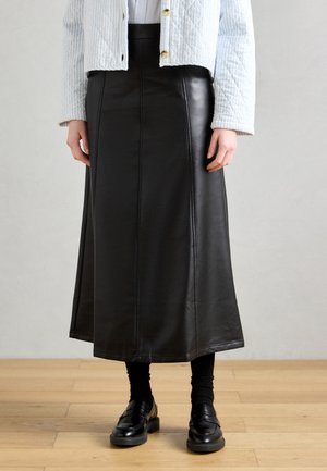SKIRT - A-linjainen hame - black