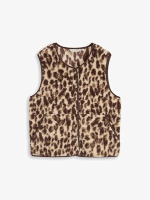TOM TAILOR, SWEATVEST - Жилетка - beige java brown