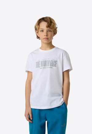 REFLECTIVE LOGO TEE - Μπλουζάκι με στάμπα - white