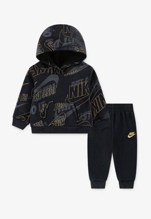 UNISEX SET - Mikina s kapucňou - black
