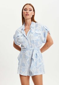 Liquorish LEAF  - Jumpsuit - blue