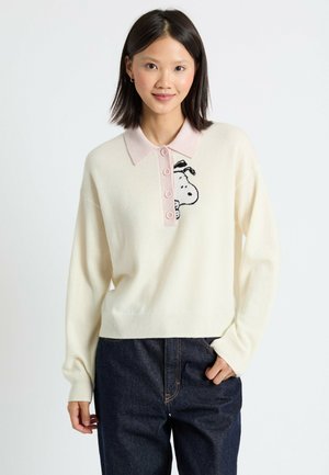 PEANUTS - Strickpullover - cream