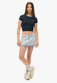 Superdry & Co Minifalda - phoenix pale blue