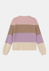 ONLY GIRLS KOGSANDY NOOS - Pullover - sepia rose/toasted coconut/crocus petal/whitecap gray