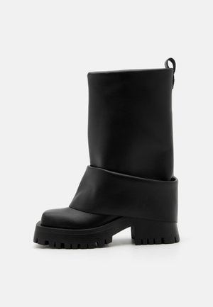 Steve Madden SHUTTER - Botas con plataforma - black