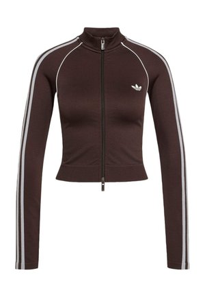 adidas Originals, ADIDAS ORIGINALS ESSENTIALS 3 STRIPES SEAMLESS TRACKTOP - Sweatjakke - aurora coffee