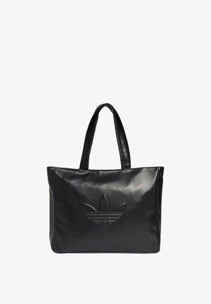 POLYURETHANE SHOPPER OUTLINE TREFOIL - Shopping bags - black