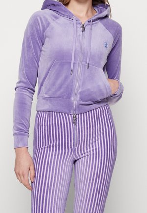 Felpa con zip - lilac