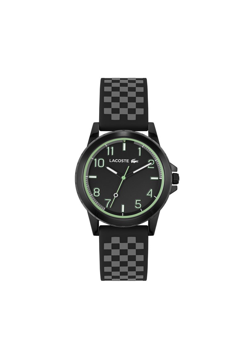 Lacoste RIDER - Karóra - schwarz schwarz schwarz grau