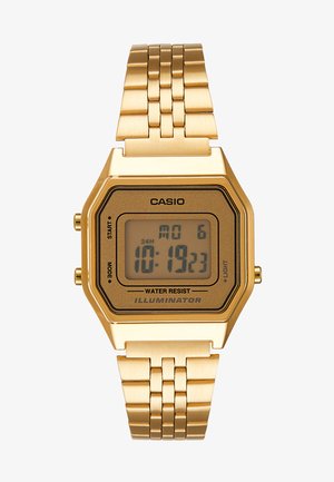 Digital watch - gold-coloured