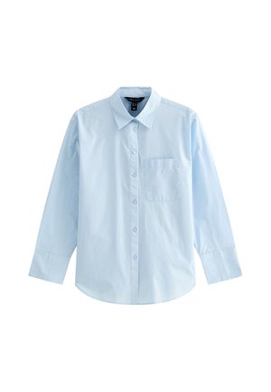 New Look, POPLIN LONG SLEEVE - Button-down blouse - blue