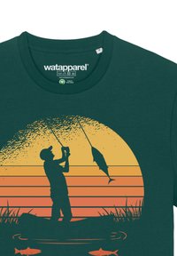 watapparel ANGLER - T-shirt print - glazed green