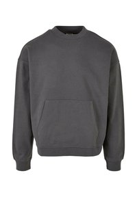 Urban Classics - BOXY POCKET CREW - Sweatshirt - darkshadow Thumbnail Image 1