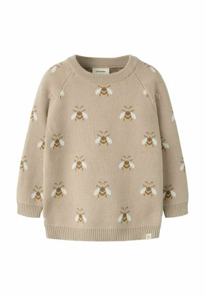 Lil' Atelier UNISEX - Svetrík - oxford tan