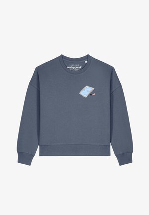 watapparel, SWIMMINGPOOL CHILLING - Sweatshirt - blue grey