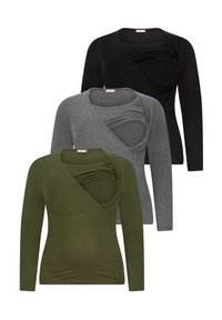 Unselected, schwarz/khaki/dunkelgrau