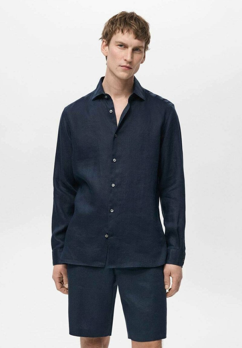 Mango - Shirt - dark blue, Enlarge