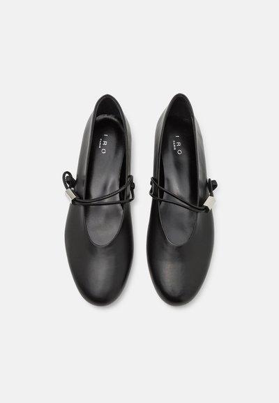 Iro TUTU - Balerinos tipo bateliai su dirželiu ties kulkšnimi - black