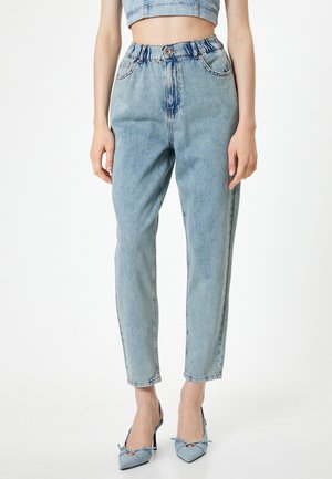 HIGH WAIST MOM  - Relaxed fit -farkut - light blue