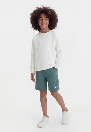 Nike Performance UNISEX - Športne kratke hlače - mineral slate/white