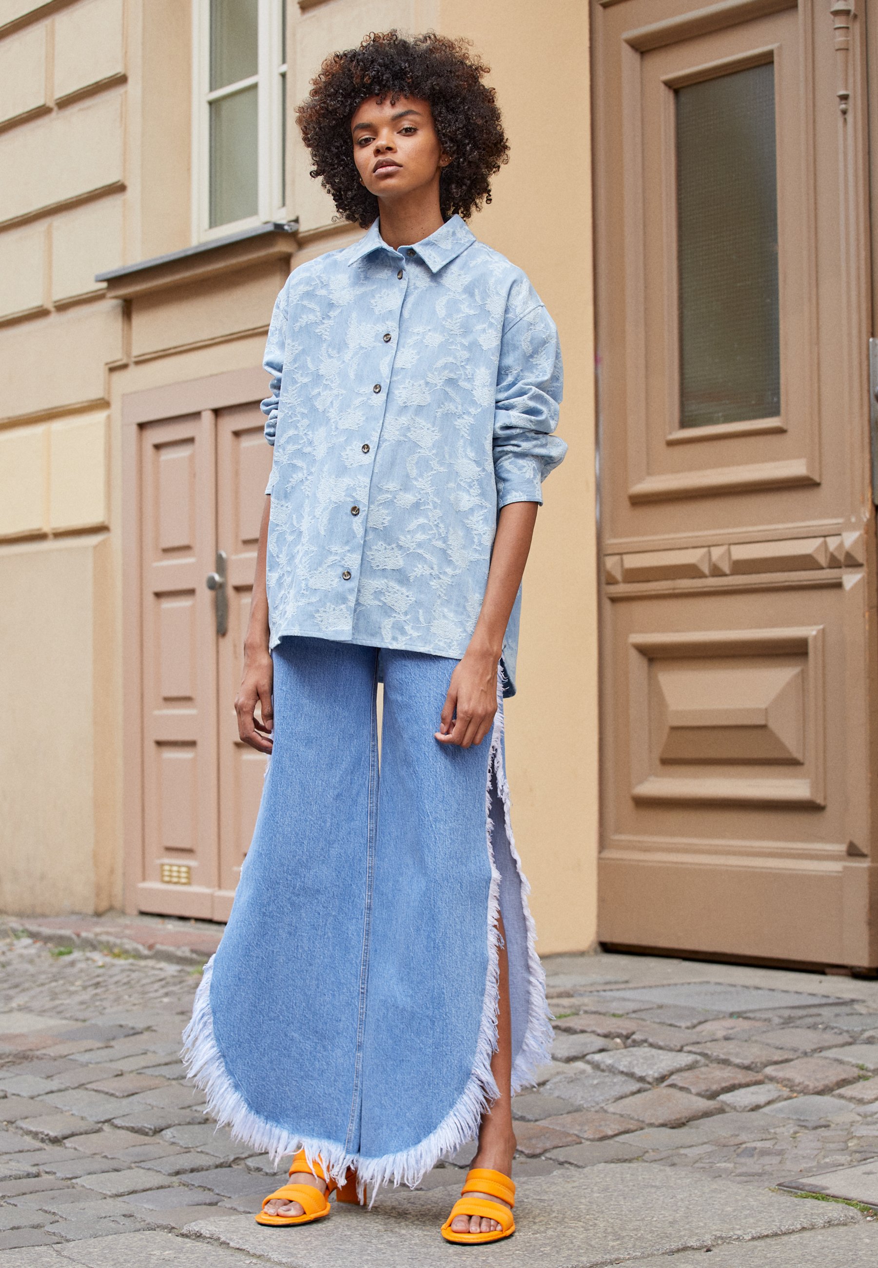 Won Hundred ZARA - Overhemdblouse - light blue/lichtblauw - Zalando.nl