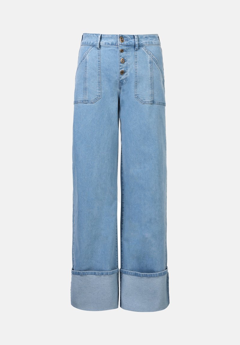 Anna Field Tall Flared Jeans blauw denim/bluedenim Anna Field Tall Flared Jeans blauw denim/bluedenim
