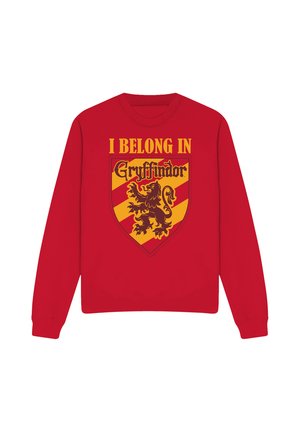 Cotton Soul, HARRY POTTER I BELONG IN GRYFFINDOR - Sweatshirt - red