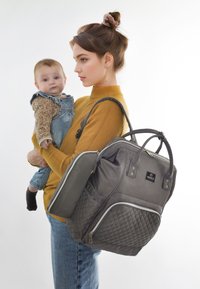 Mimmti DIAPERBAG BACKPACK MIMMTI | BABY BAG | NURSING BAG - Borsa fasciatoio - grey
